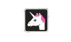 Unicorn Rubber Patch Color